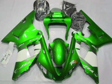 00-01 Verde Elettrico & Bianco R1 Carena Moto