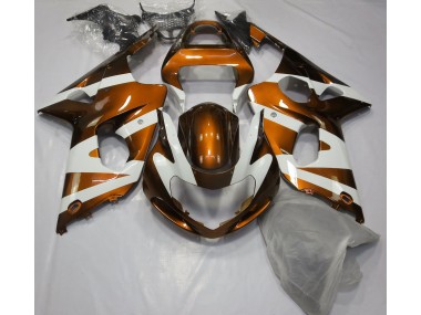 00-02 Arancione Lucido & Bianco GSXR 1000 Carena Moto
