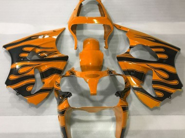 00-02 Arancione & Nero Fiamma ZX6R Carena Moto