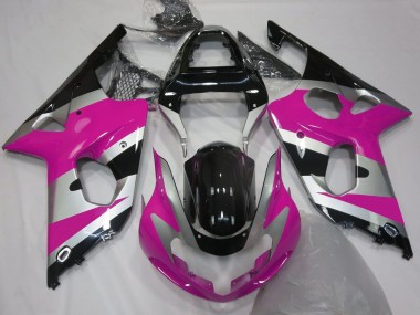 00-02 Stile Argento Rosa OEM GSXR 1000 Carena Moto