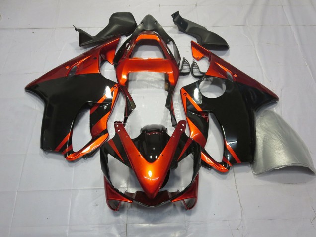 01-03 Arancione Intenso & Nero CBR600 F4i Carena Moto 01-03 Arancione Intenso & Nero CBR600 F4i Carena Moto