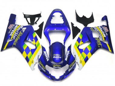 01-03 Movistar Blu Lucido GSXR 600-750 Carena Moto
