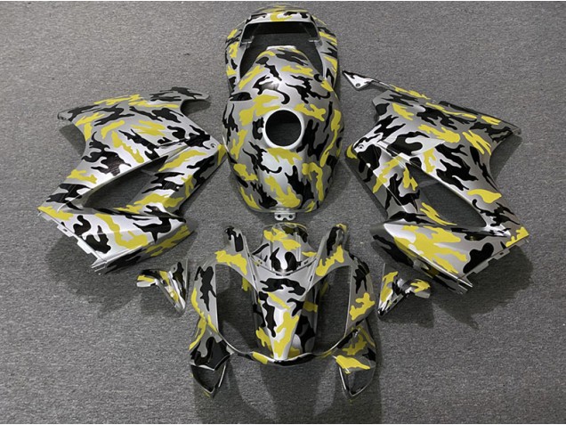 02-12 Giallo Mimetico VFR800 Carena Moto 02-12 Giallo Mimetico VFR800 Carena Moto