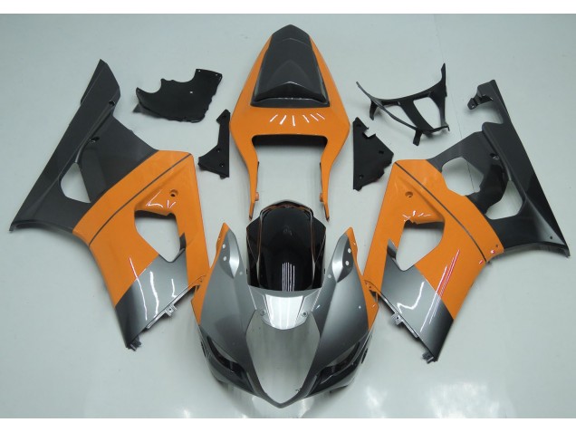 03-04 Arancio Chiaro Argento & Nero GSXR 1000 Carena Moto