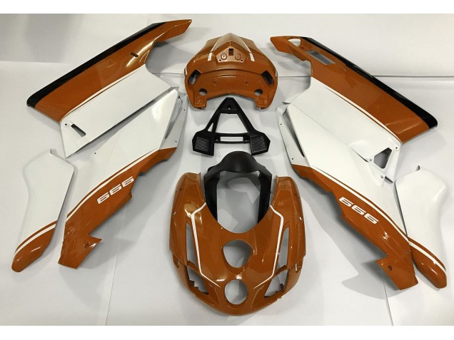 03-04 Bianco Arancione & Nero Ducati 749 999 Carena Moto 03-04 Bianco Arancione & Nero Ducati 749 999 Carena Moto