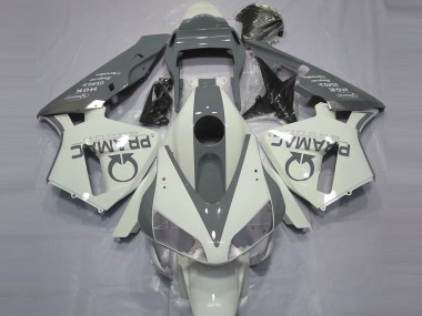 03-04 Bianco Lucido & Grigio Pramac CBR600RR Carena Moto