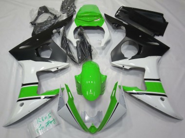 03-04 Bianco Lucido & Verde R6 Carena Moto