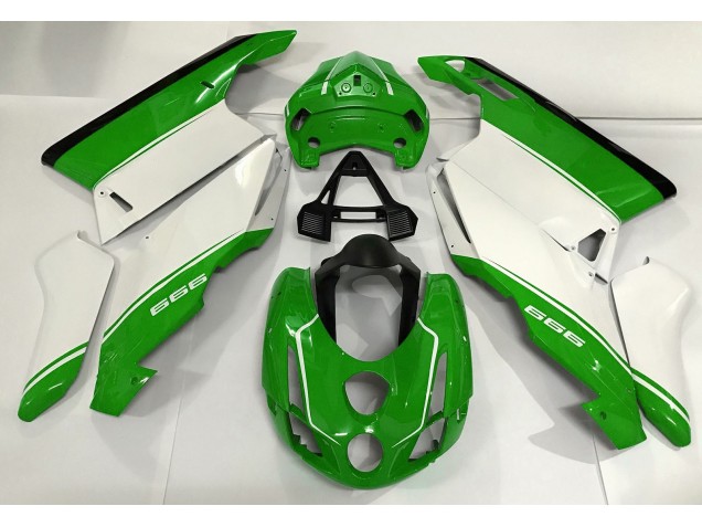 03-04 Bianco Verde & Nero Ducati 749 999 Carena Moto 03-04 Bianco Verde & Nero Ducati 749 999 Carena Moto