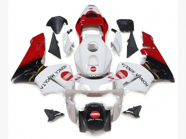 03-04 Konica Minolta Rossa CBR600RR Carena Moto 03-04 Konica Minolta Rossa CBR600RR Carena Moto