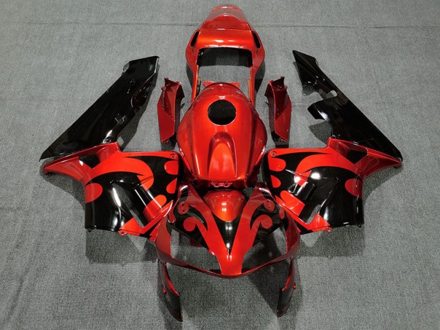 03-04 Lucentezza Arancione Intenso CBR600RR Carena Moto 03-04 Lucentezza Arancione Intenso CBR600RR Carena Moto