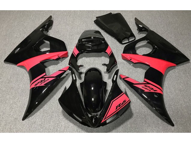 03-04 Nero Lucido & Rosso R6 Carena Moto 03-04 Nero Lucido & Rosso R6 Carena Moto
