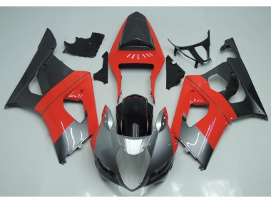 03-04 Rosso Argento & Nero GSXR 1000 Carena Moto