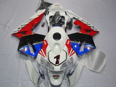 03-04 Rosso Bianco Nero & Blu CBR600RR Carena Moto