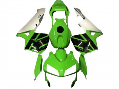 03-04 Verde Lucido & Argento Opaco CBR600RR Carena Moto