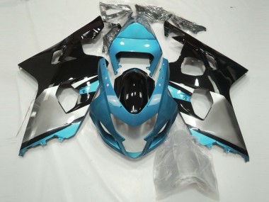 04-05 Azzurro Argento & Nero GSXR 600-750 Carena Moto