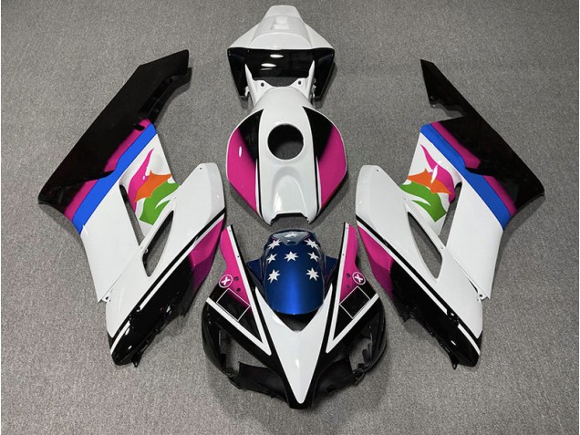 04-05 Bandiera Rosa & Blu CBR1000RR Carena Moto 04-05 Bandiera Rosa & Blu CBR1000RR Carena Moto