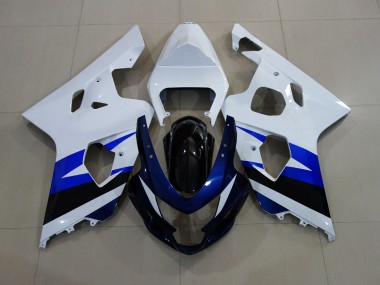 04-05 Bianco Lucido & Blu Intenso GSXR 600-750 Carena Moto