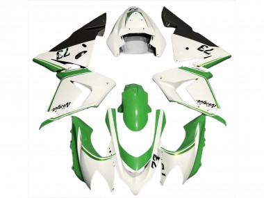 04-05 Bianco Lucido & Verde ZX10R Carena Moto