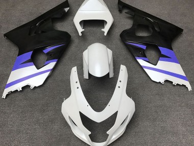 04-05 Bianco Opaco & Blu GSXR 600-750 Carena Moto