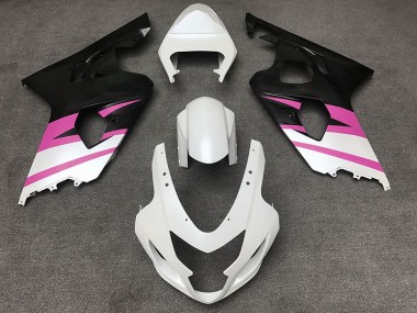 04-05 Bianco Opaco & Rosa GSXR 600-750 Carena Moto