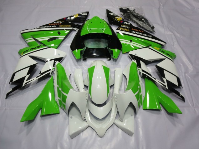 04-05 Bianco Verde ZX10R Carena Moto 04-05 Bianco Verde ZX10R Carena Moto