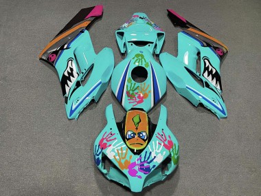 04-05 Squalo Verde Acqua CBR1000RR Carena Moto