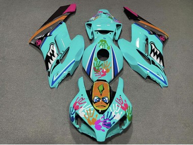 04-05 Squalo Verde Acqua CBR1000RR Carena Moto