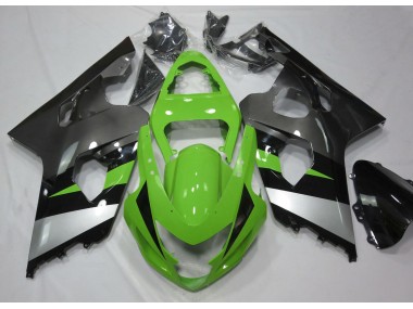 04-05 Verde & Argento GSXR 600-750 Carena Moto