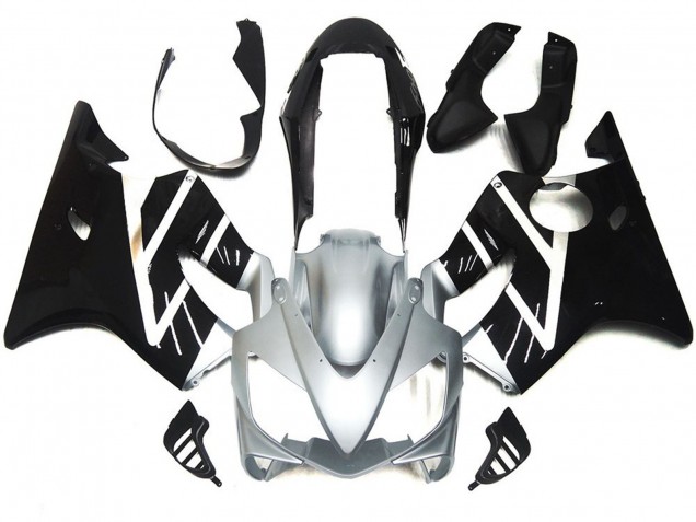 04-07 Grigio Argento & Nero Lucido CBR600 F4i Carena Moto 04-07 Grigio Argento & Nero Lucido CBR600 F4i Carena Moto