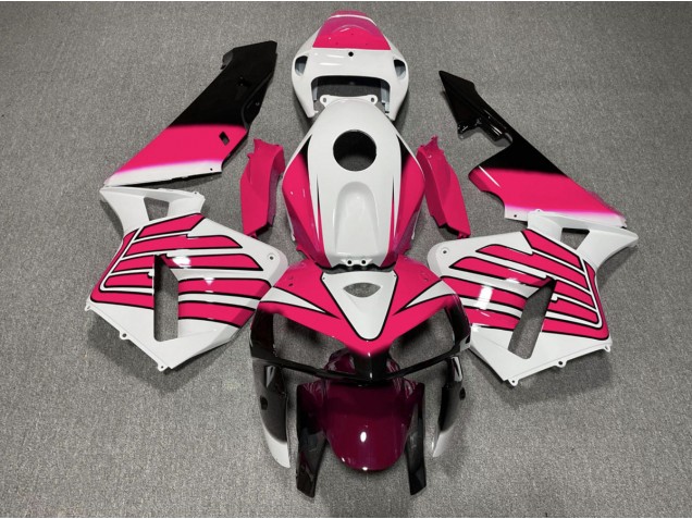 05-06 Ali Rosa & Bianche CBR600RR Carena Moto 05-06 Ali Rosa & Bianche CBR600RR Carena Moto