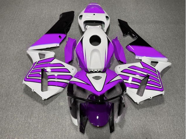05-06 Ali Viola & Bianche CBR600RR Carena Moto 05-06 Ali Viola & Bianche CBR600RR Carena Moto