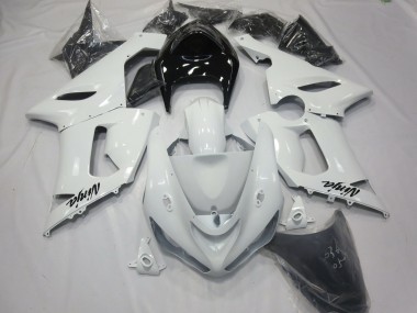 05-06 Bianco Lucido Con Coda Nera ZX6R Carena Moto