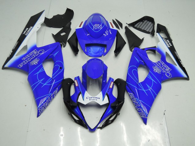 05-06 Blu & Bianco Corona GSXR 1000 Carena Moto