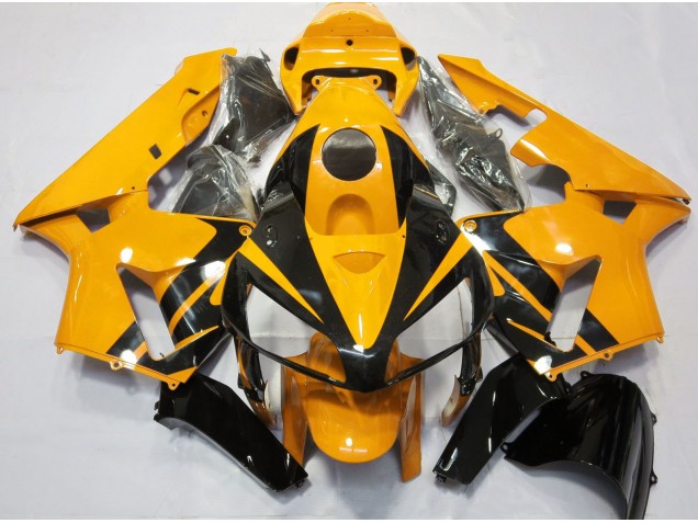 05-06 Design Arancione Brillante & Nero Lucido CBR600RR Carena Moto 05-06 Design Arancione Brillante & Nero Lucido CBR600RR Carena Moto