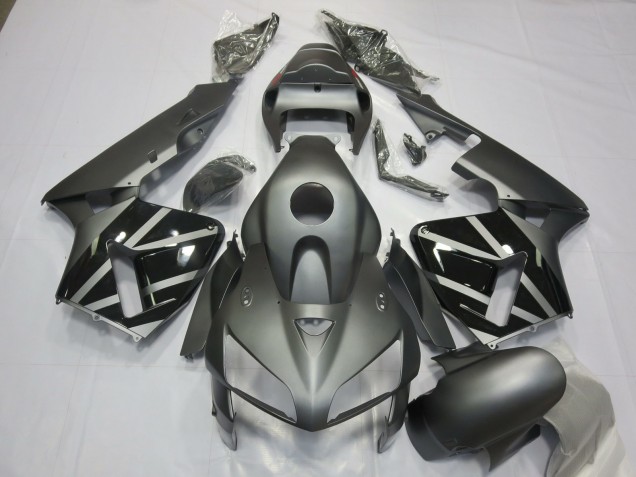 05-06 Grigio Opaco & Nero CBR600RR Carena Moto 05-06 Grigio Opaco & Nero CBR600RR Carena Moto