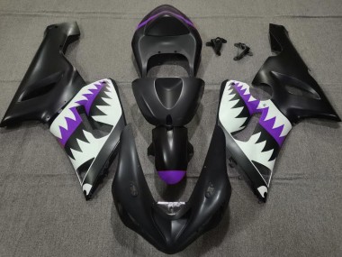 05-06 Squalo Nero Opaco & Viola ZX6R Carena Moto
