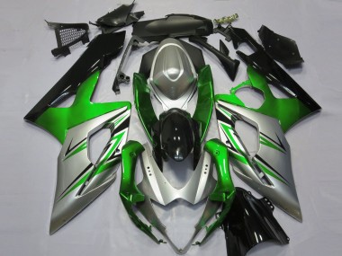 05-06 Verde Argento & Nero GSXR 1000 Carena Moto