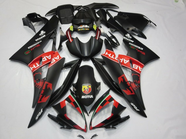 06-07 Abarth Nero Opaco R6 Carena Moto 06-07 Abarth Nero Opaco R6 Carena Moto