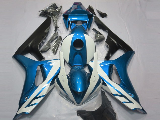 06-07 Bianco Lucido & Blu CBR1000RR Carena Moto 06-07 Bianco Lucido & Blu CBR1000RR Carena Moto