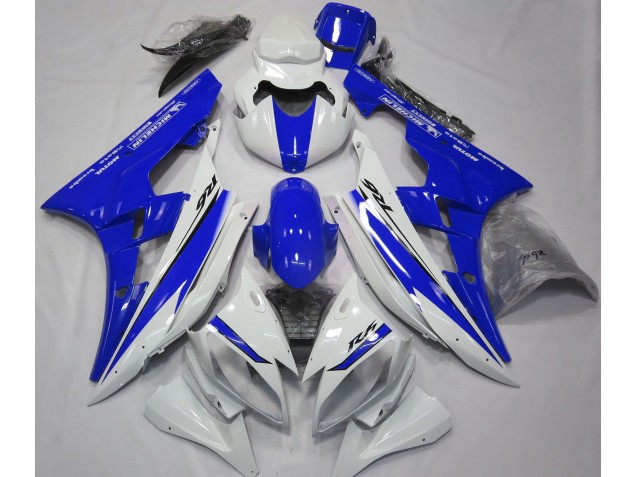 06-07 Bianco Lucido & Blu R6 Carena Moto 06-07 Bianco Lucido & Blu R6 Carena Moto