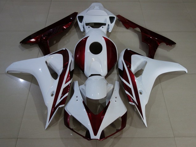 06-07 Bianco Lucido & Rosso Intenso CBR1000RR Carena Moto 06-07 Bianco Lucido & Rosso Intenso CBR1000RR Carena Moto