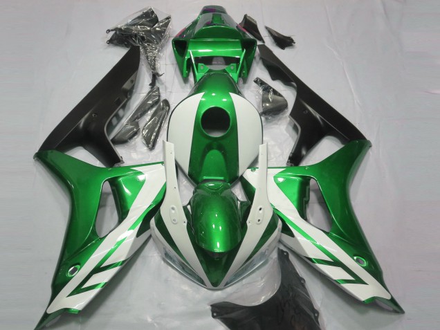 06-07 Bianco Lucido & Verde CBR1000RR Carena Moto 06-07 Bianco Lucido & Verde CBR1000RR Carena Moto