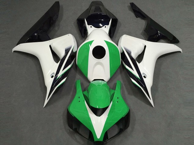 06-07 Bianco Lucido Verde Nero CBR1000RR Carena Moto 06-07 Bianco Lucido Verde Nero CBR1000RR Carena Moto