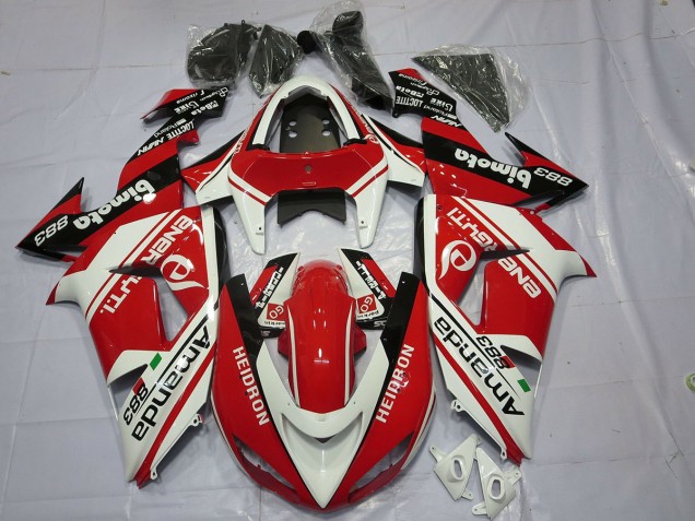 06-07 Bianco Rosso ZX10R Carena Moto