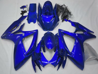 06-07 Blu Lucido Tinta Unita GSXR 600-750 Carena Moto