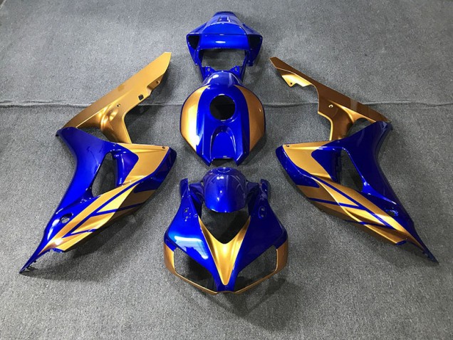 06-07 Blu & Oro CBR1000RR Carena Moto 06-07 Blu & Oro CBR1000RR Carena Moto