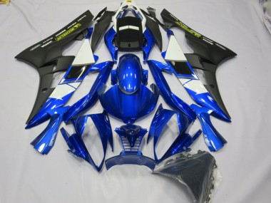 06-07 Depp Blu Con Decalcomania Gialla R6 Carena Moto