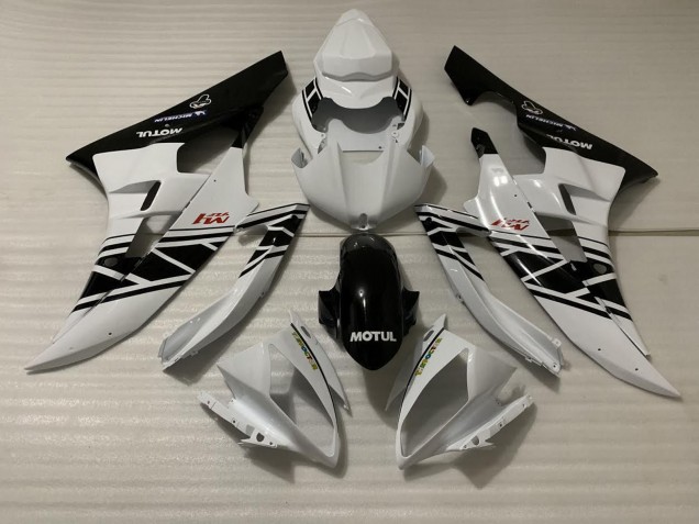 06-07 Design Bianco Nero R6 Carena Moto 06-07 Design Bianco Nero R6 Carena Moto