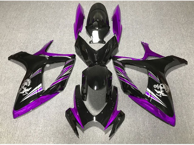 06-07 Design Viola Lucido & Nero GSXR 600-750 Carena Moto 06-07 Design Viola Lucido & Nero GSXR 600-750 Carena Moto