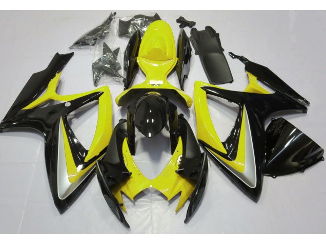 06-07 Giallo Lucido Rovinato GSXR 600-750 Carena Moto 06-07 Giallo Lucido Rovinato GSXR 600-750 Carena Moto